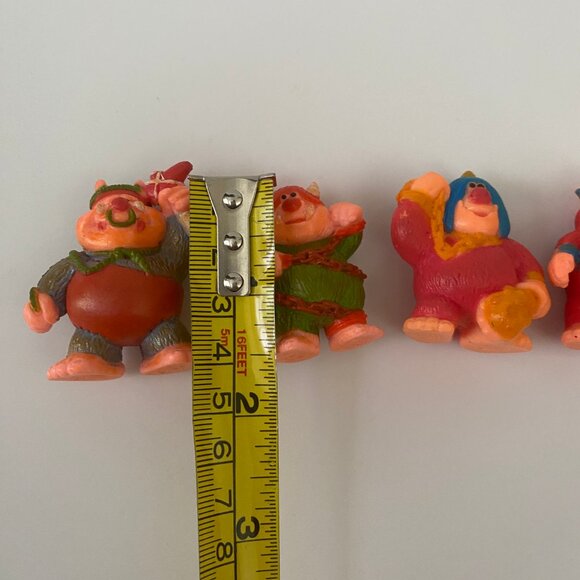 Vintage Lot 6 My Pet Monster Man PVC Figures 1986 Soma - Picture 10 of 10
